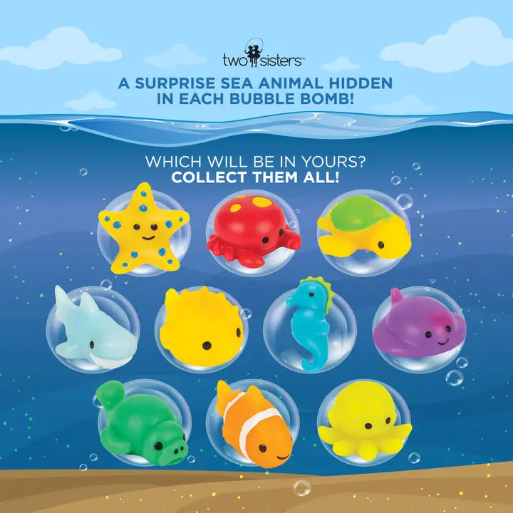 sea animal surprise bath bomb - individual
