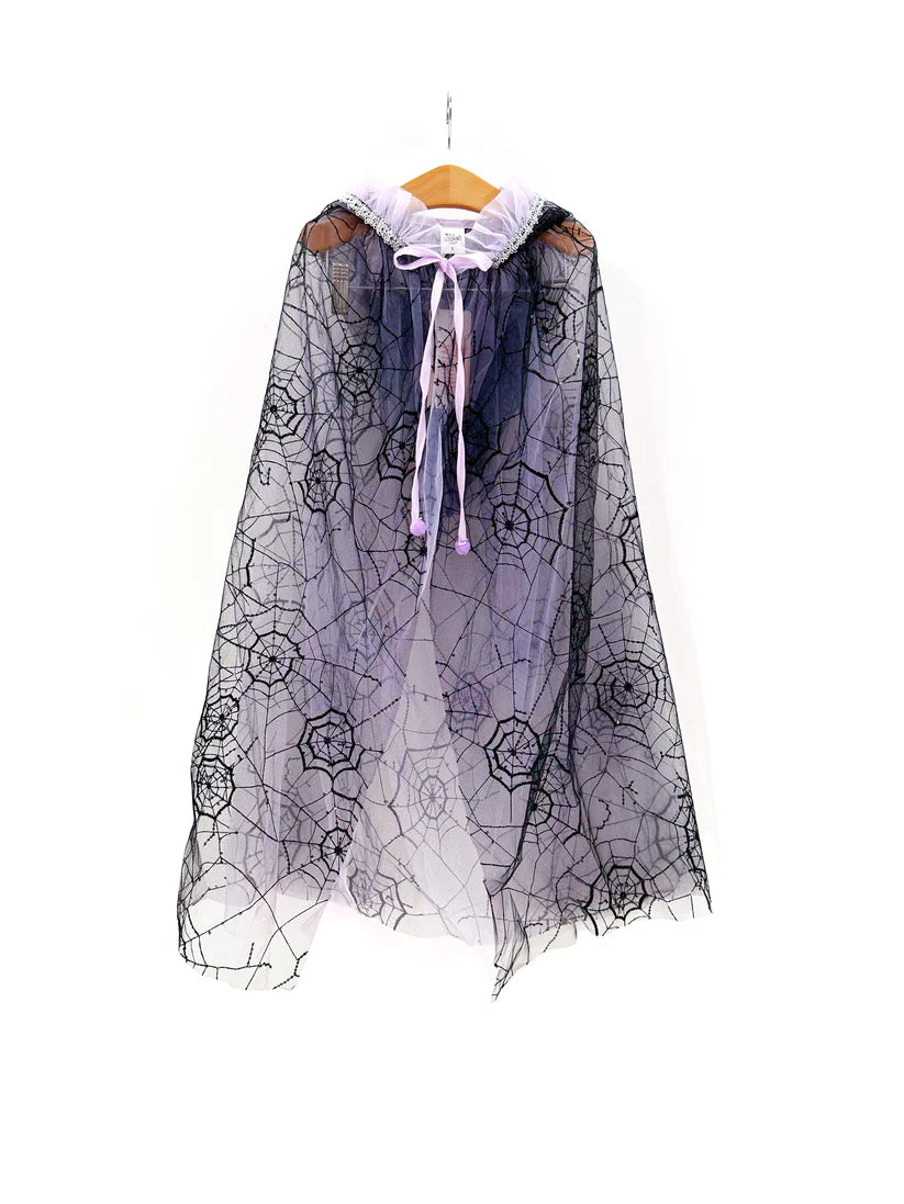 sequin spider cape