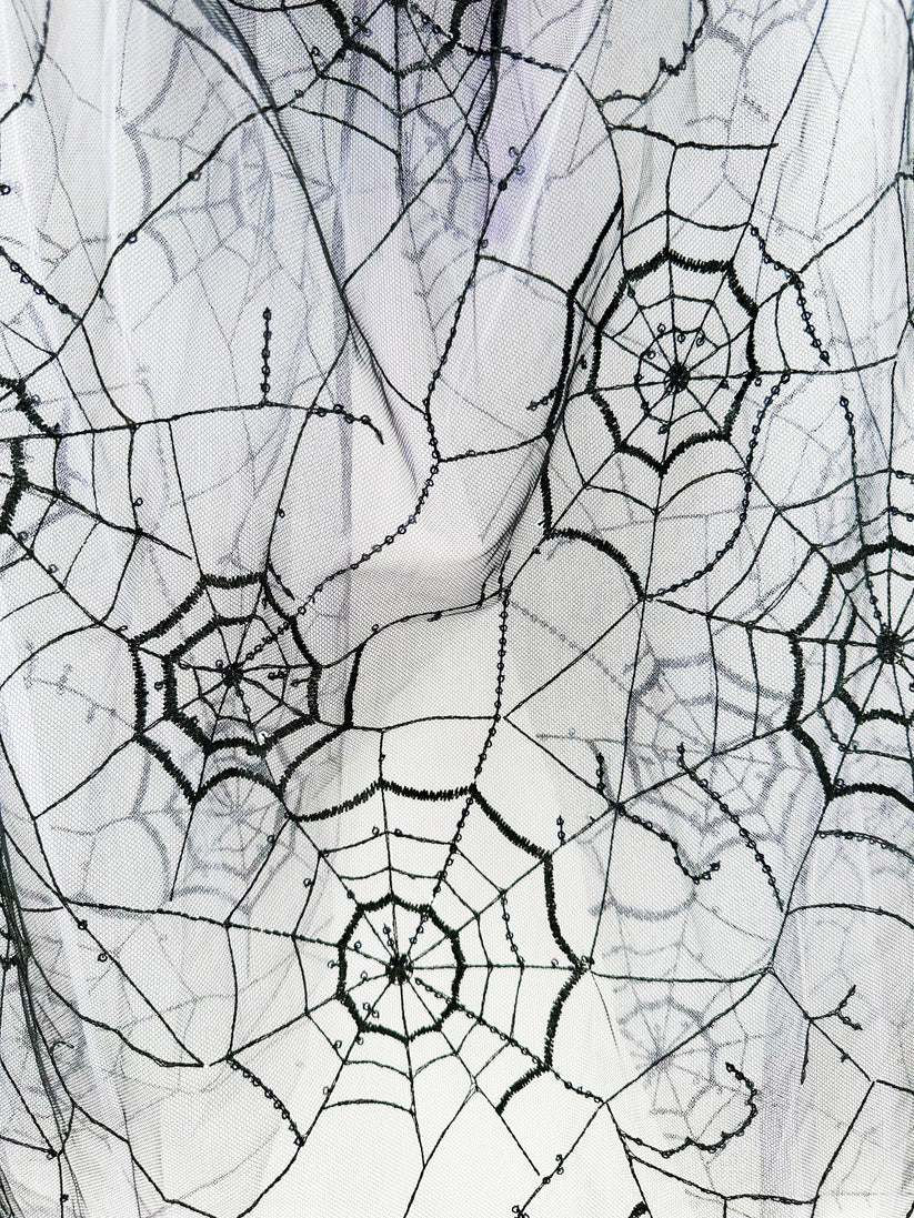 sequin spider cape