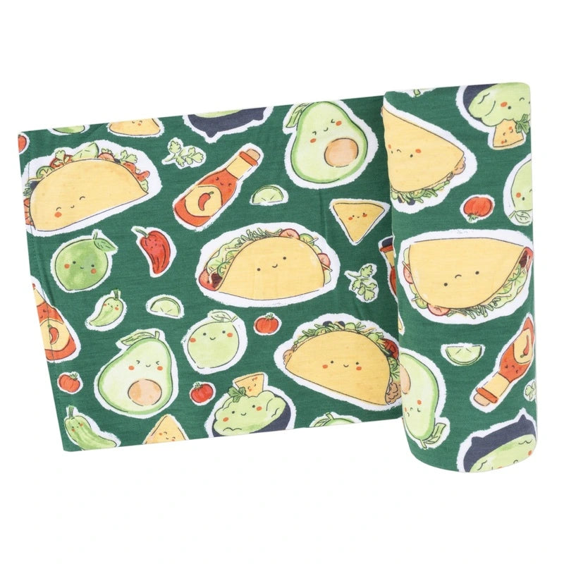 happy tacos - swaddle blanket