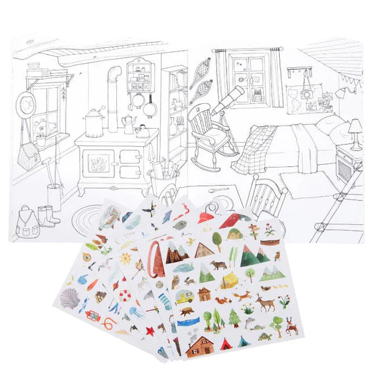 the explorer coloring book