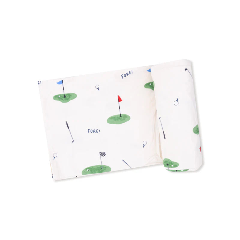 all fore golf - swaddle blanket