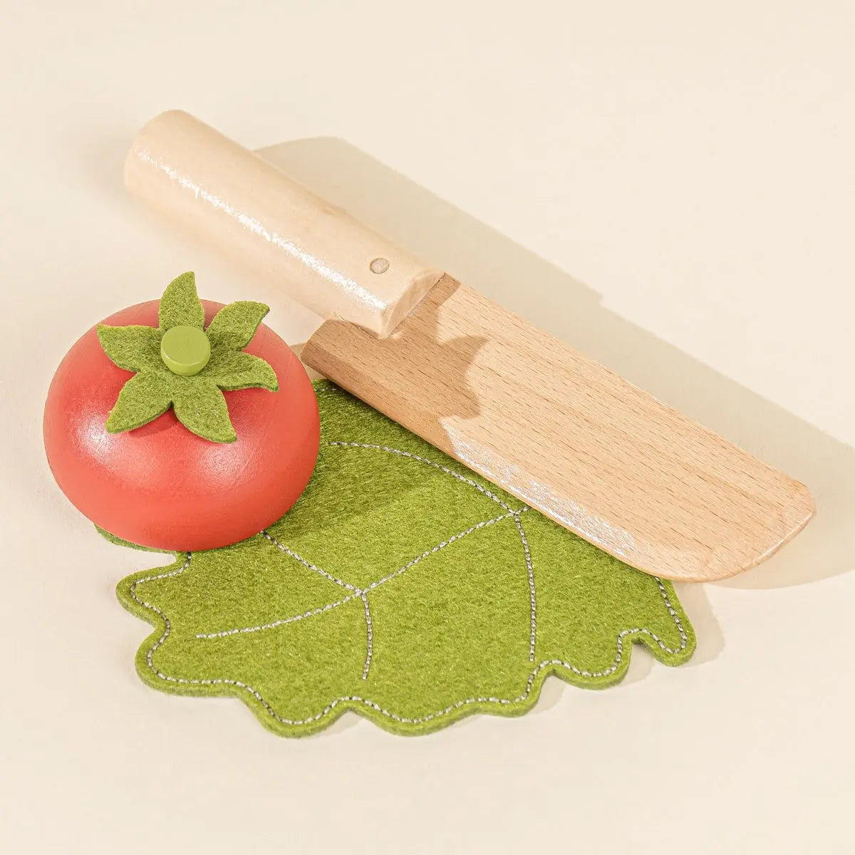 wooden vegetables playset