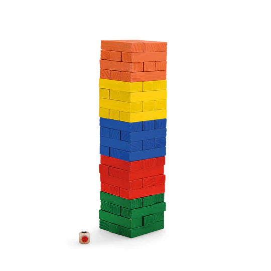 wooden tumbling tower