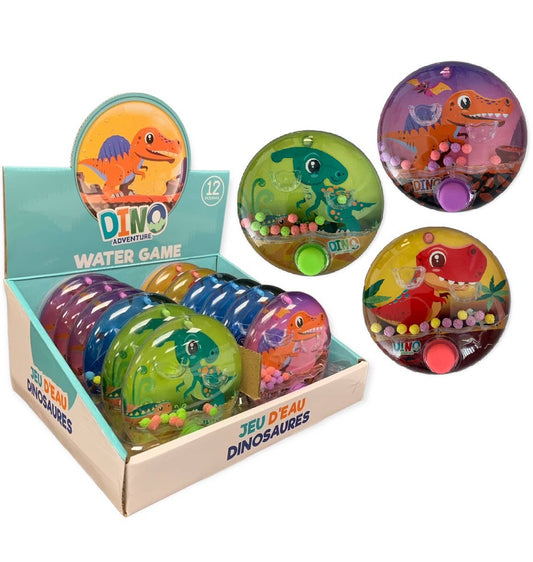 round dino water game toy