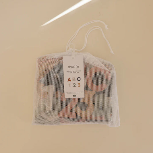 letters & numbers bath play set