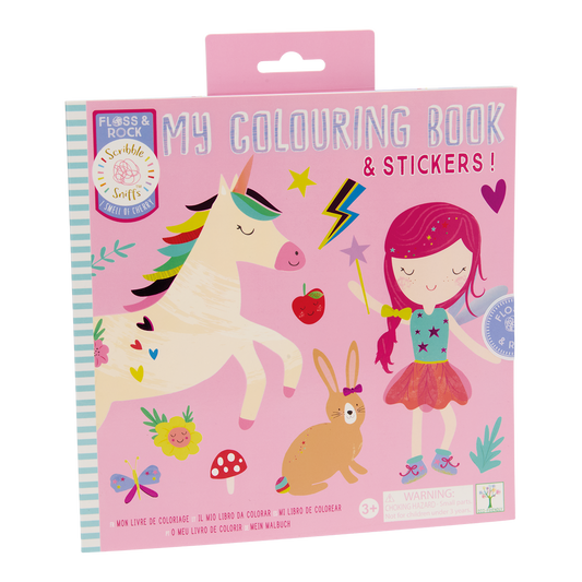 scribble sniffs coloring book - rainbow fairy