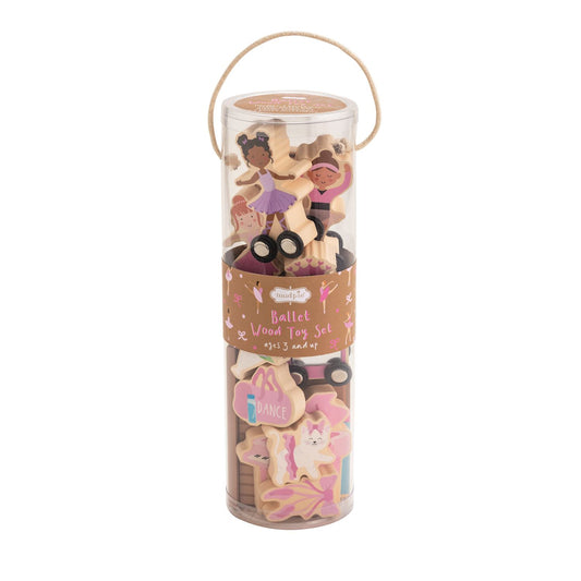 ballet wood toy set