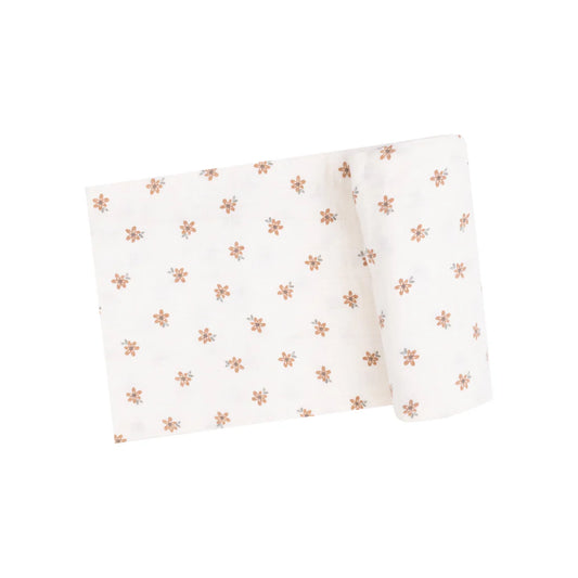 bitty blooms swaddle blanket