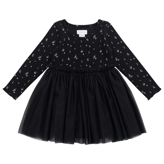 Anna Tulle Dress - Dina Ebony