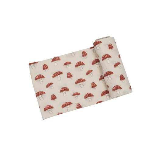 swaddle blanket - sketchy mushrooms