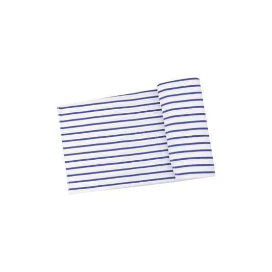 stripe vintage navy swaddle blanket