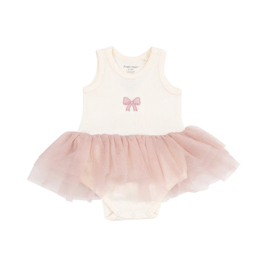bows and ballet tutu bodysuit