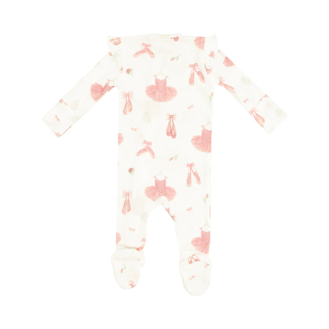 ballet things 2 way zipper footie
