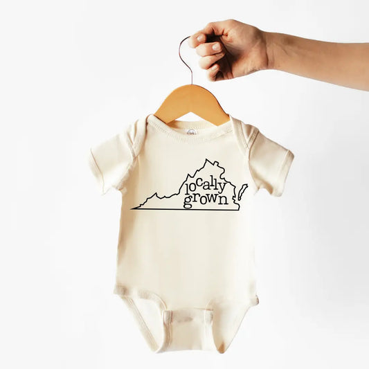 locally grown onesie - virginia
