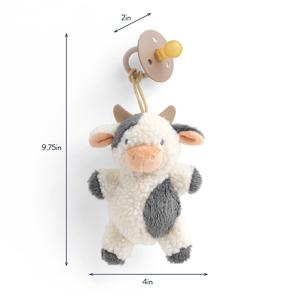 bitzy pal - natural rubber pacifier & plush