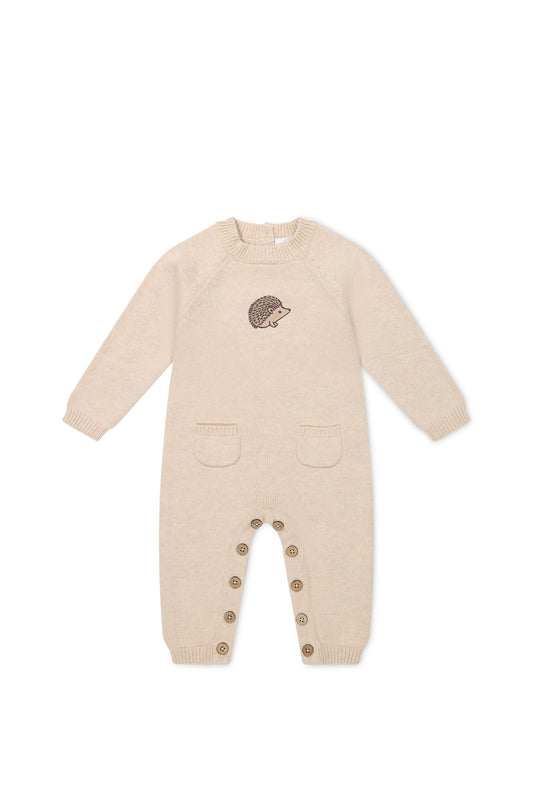 Theo Onepiece - Oatmeal Marle Hedgehog