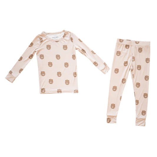 bamboo 2-piece set - teddy