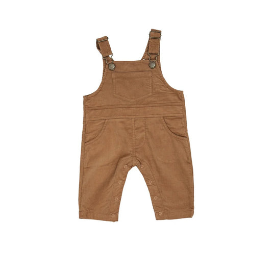 classic corduroy overall - cashew