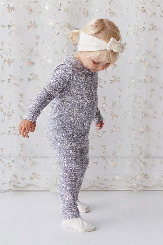 organic cotton everyday legging - april lilac
