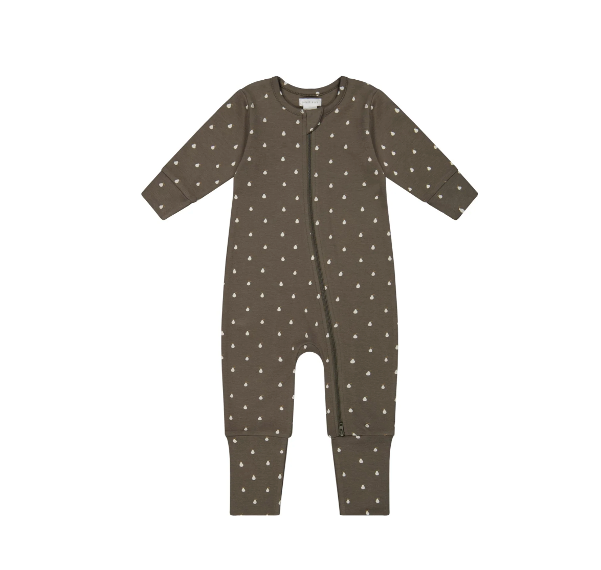 organic cotton reese zip onepiece