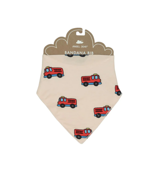 bandana bib - firetruck