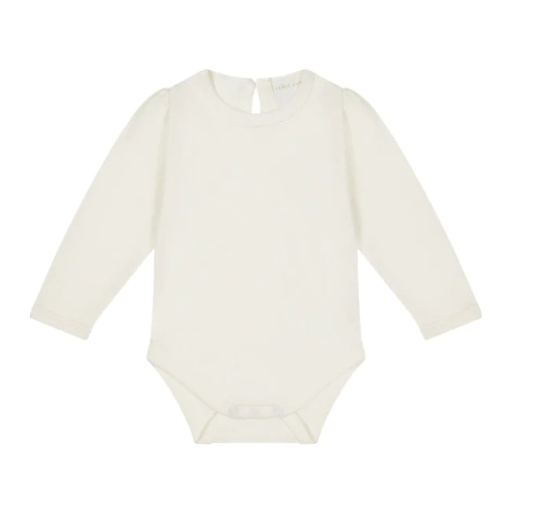 pima cotton cindy bodysuit - milk