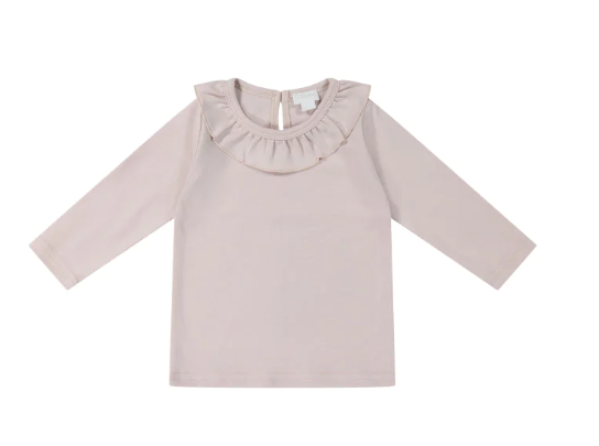 pima cotton louise top - violet tint