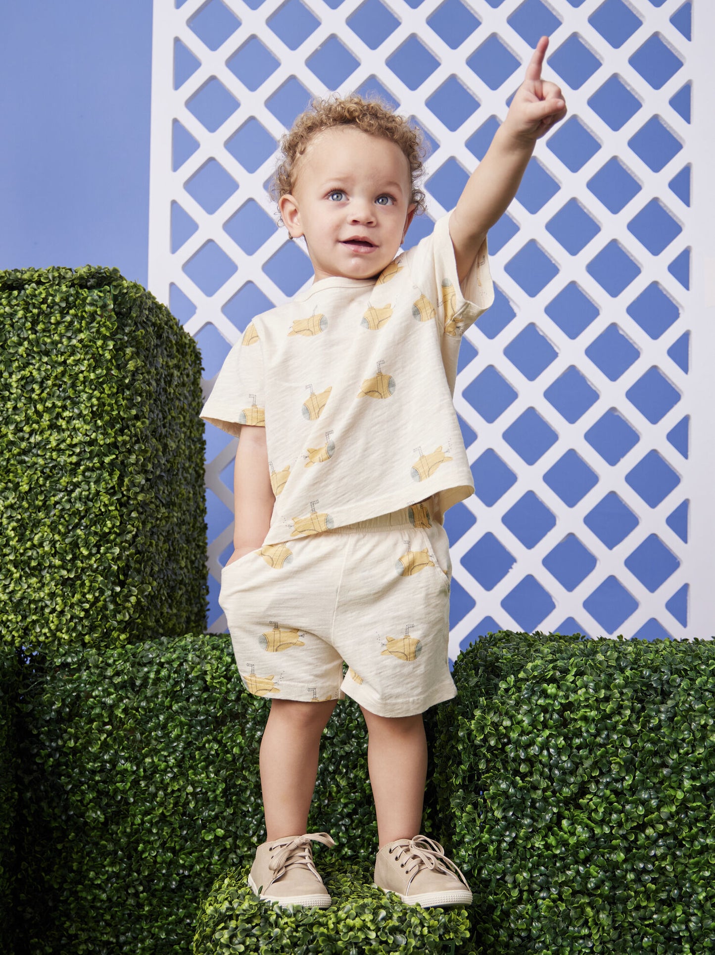 submarine tee and shorts set