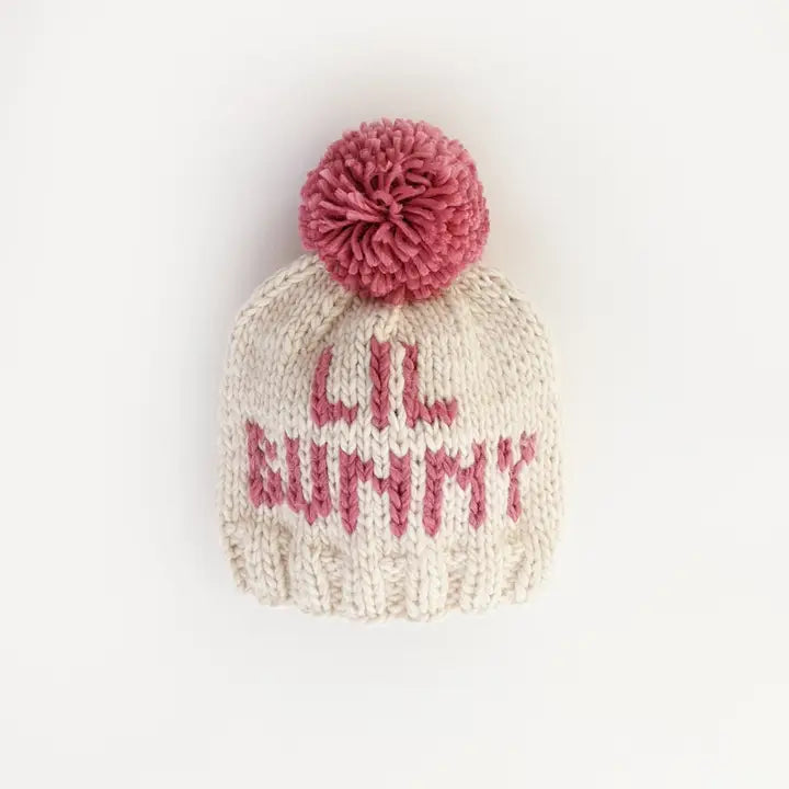 lil bunny pink beanie