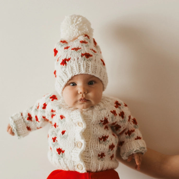 bitty blooms beanie