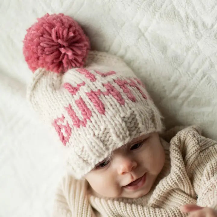 lil bunny pink beanie