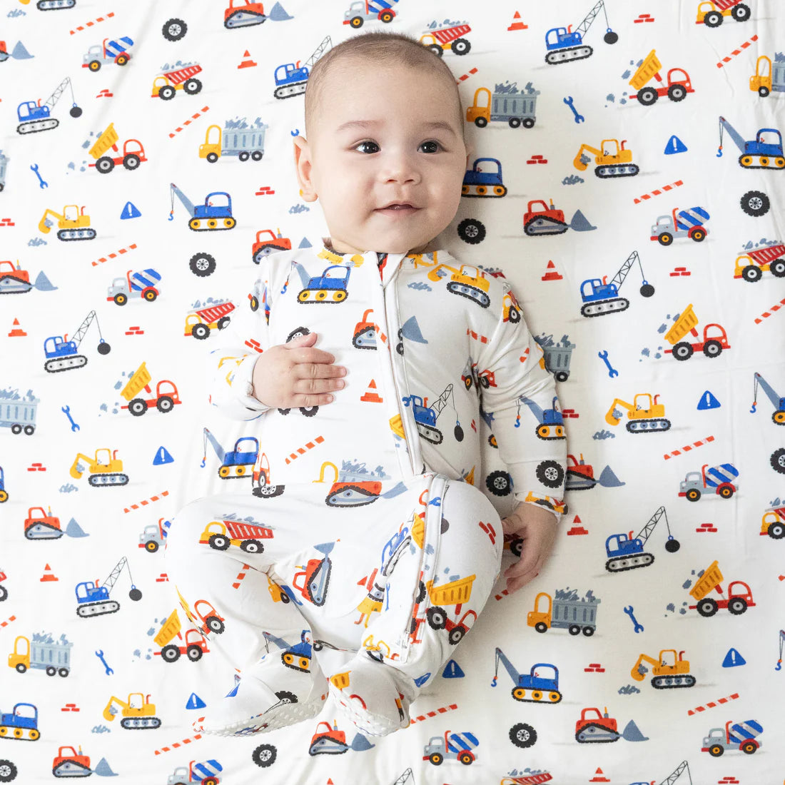 2-way zipper romper - construction