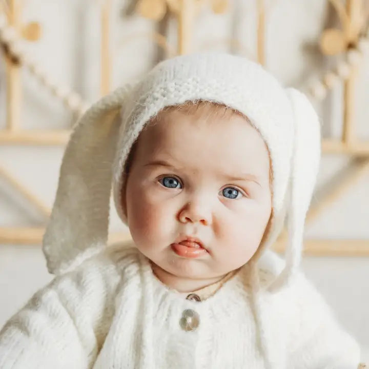 angora bunny bonnet