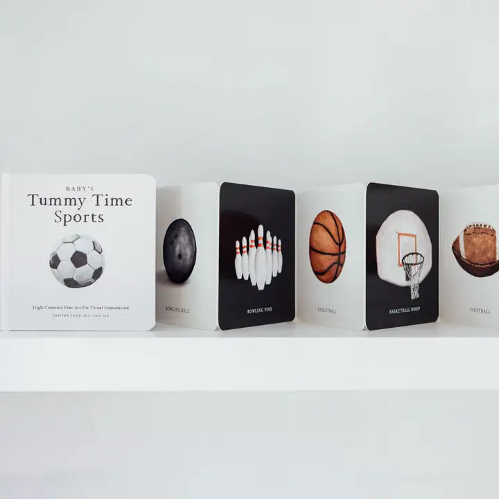 baby's tummy time: a sports board book for babies