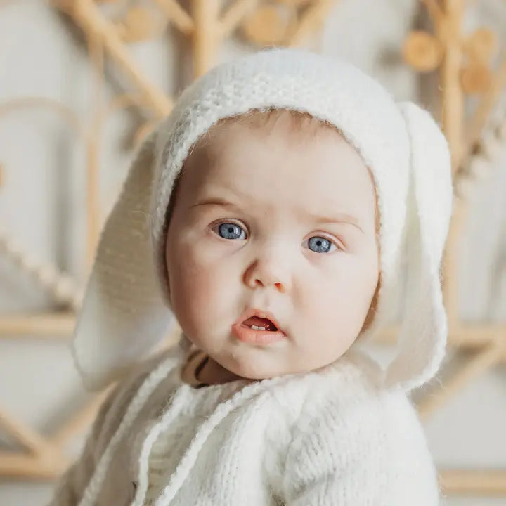 angora bunny bonnet