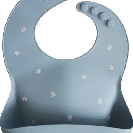 daisy silicone bib