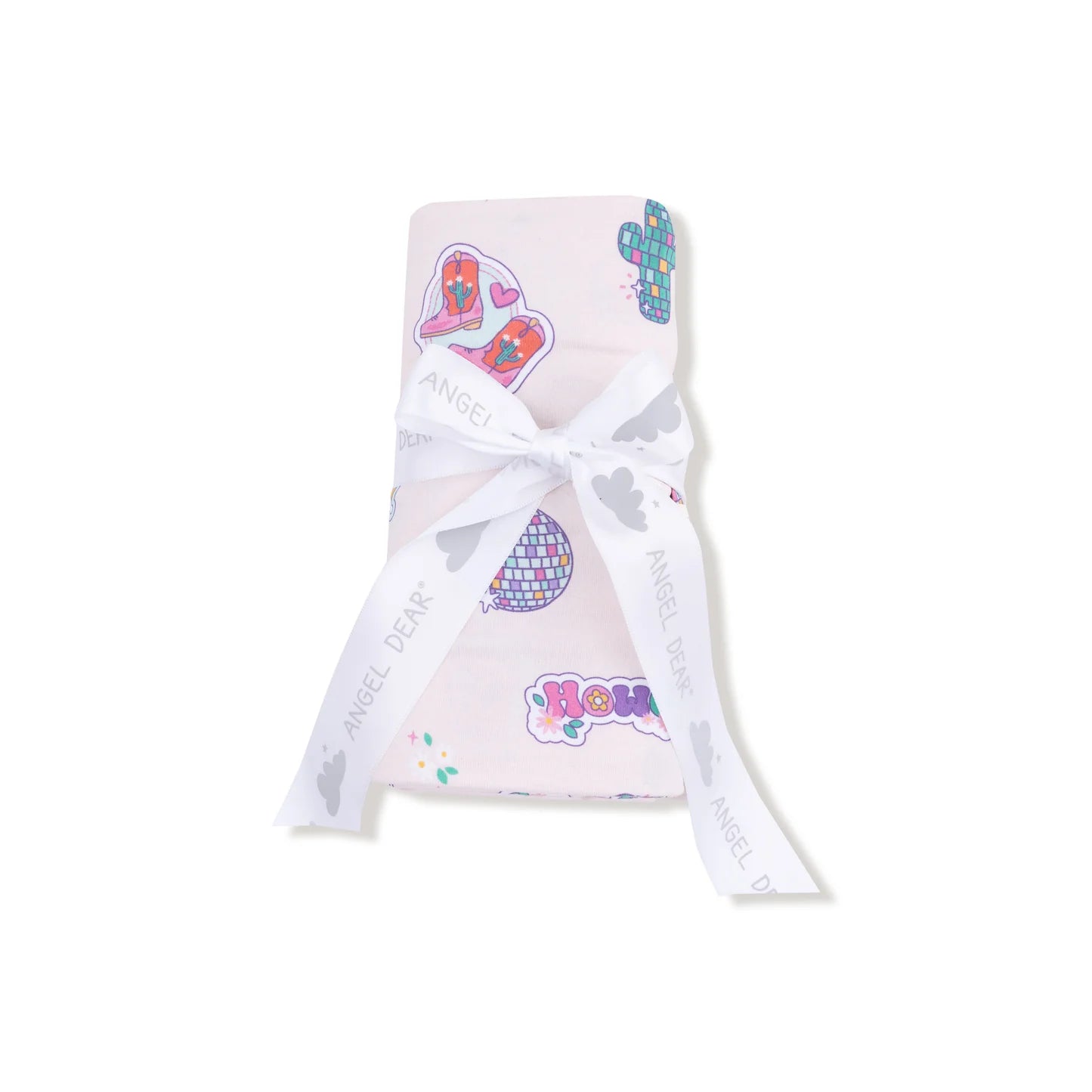 disco cowgirl - swaddle blanket