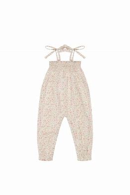 organic cotton summer playsuit - fifi floral