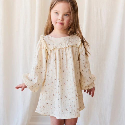 Muslin Amira Dress - Dina Antique