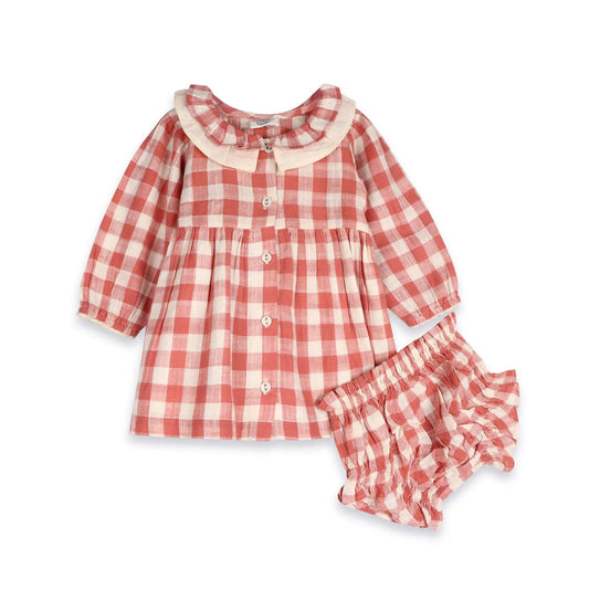 Holly Gingham Dress and Bloomers
