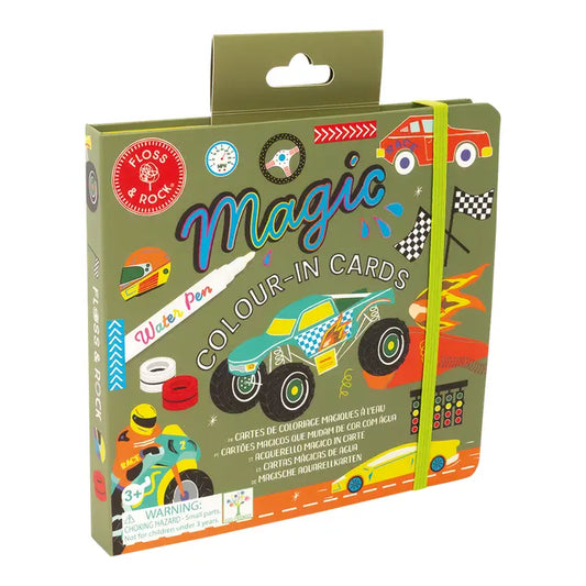 cars magic coloring changing cards