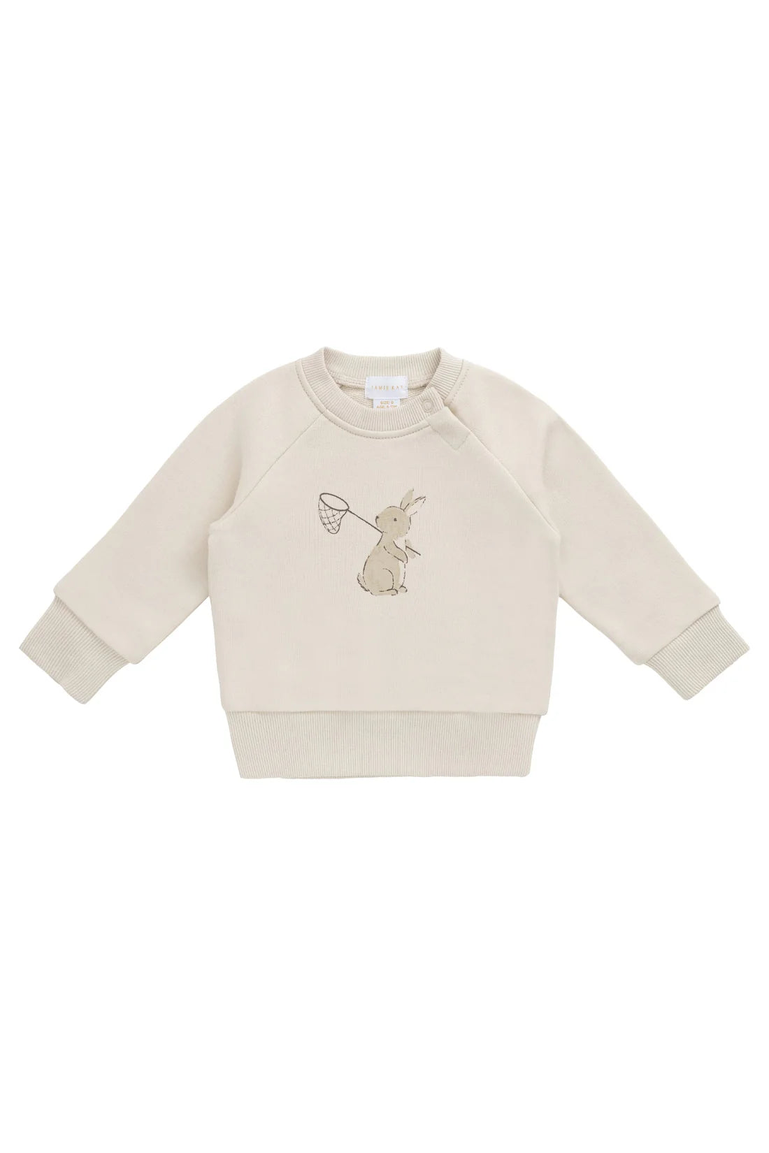 flynn sweatshirt - oat lapin jardin