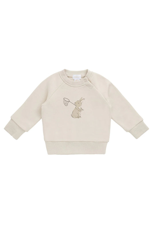 flynn sweatshirt - oat lapin jardin