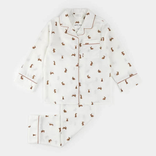 hoppy bunnies pajamas