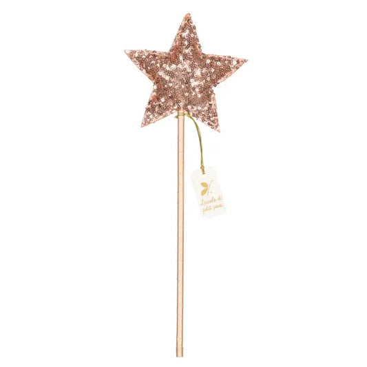 pink sequin wand