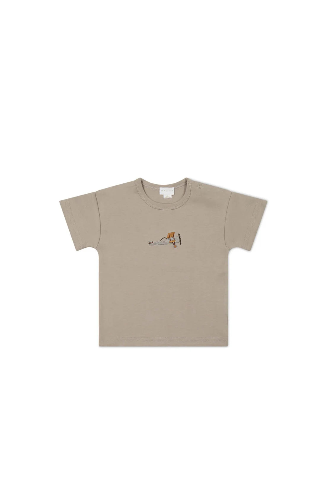 prima cotton hunter tee - vintage taupe avion