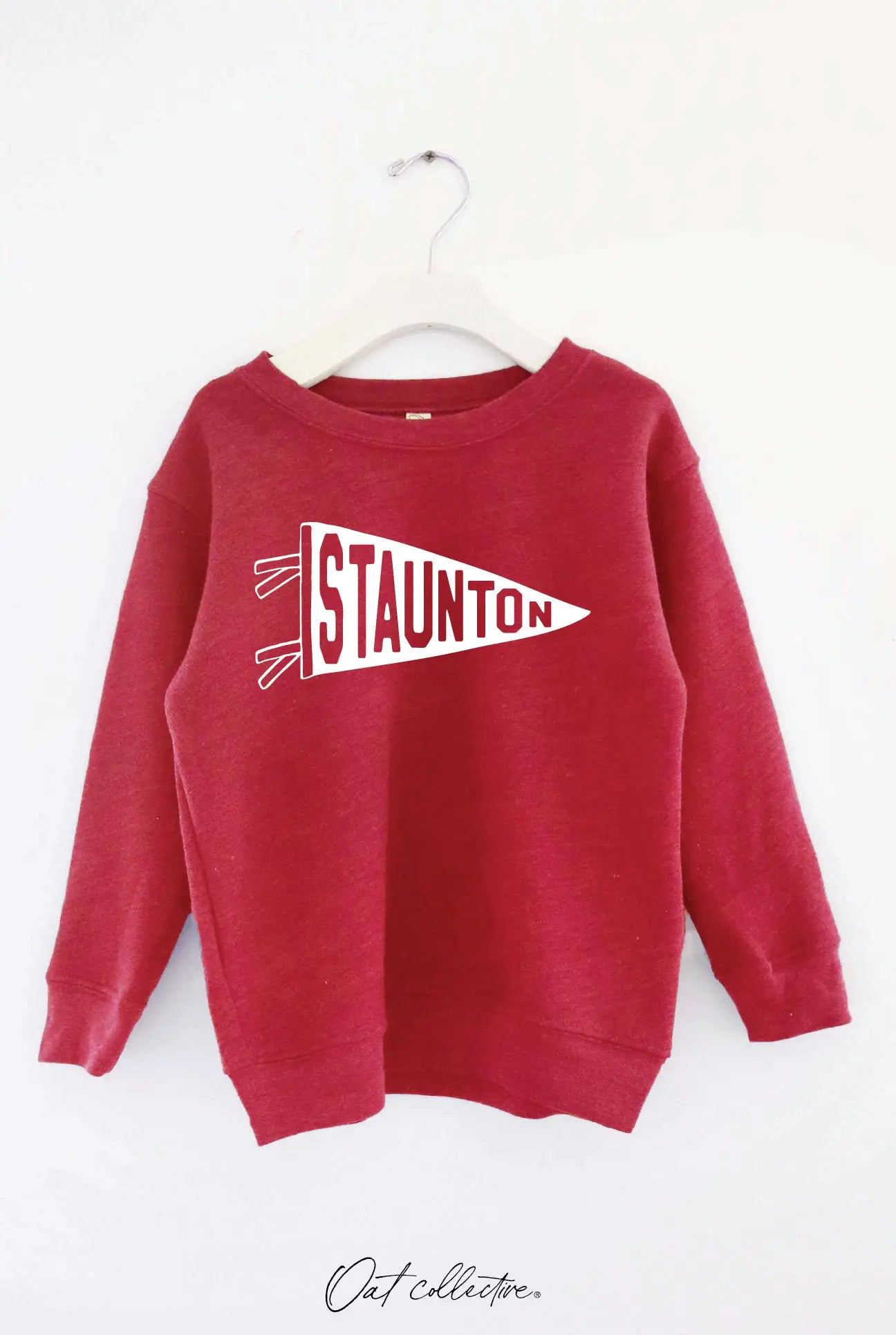 staunton pennant kids' graphic sweatshirt