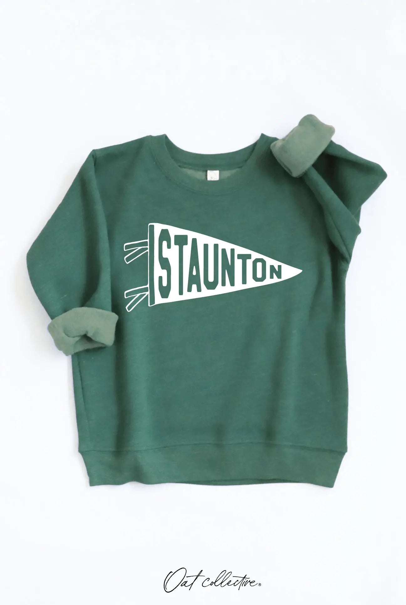 staunton pennant kids' graphic sweatshirt