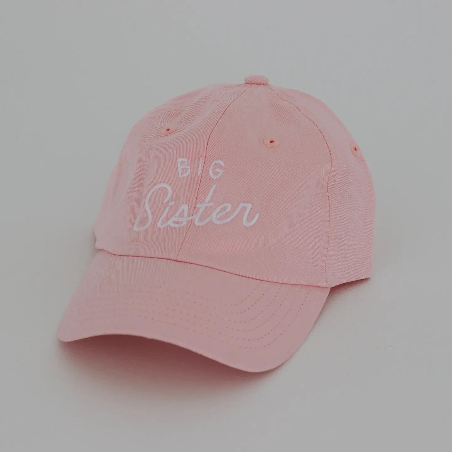 twill hat - big sister pink